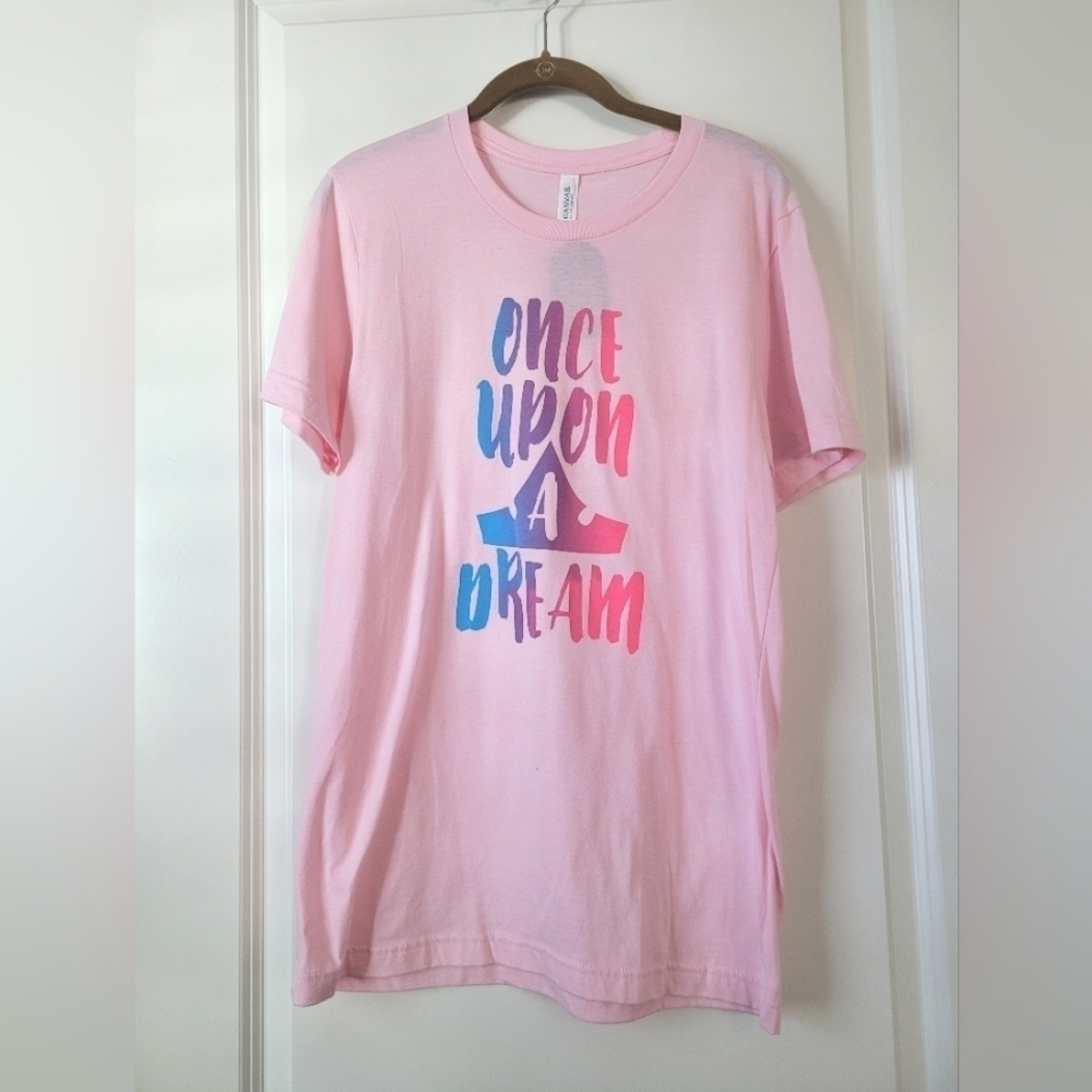 NWT Happily Ever Disney Sleeping Beauty Once Upon A Dream Pink T-Shirt Medium